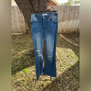 High-rise flare jeans